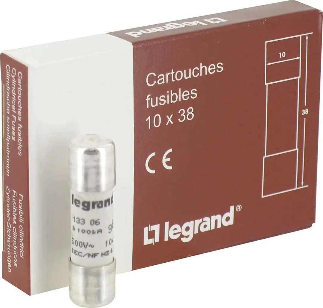 Legrand 013306 Cilinderzekering 6 A 500 V/AC 1 stuk(s)