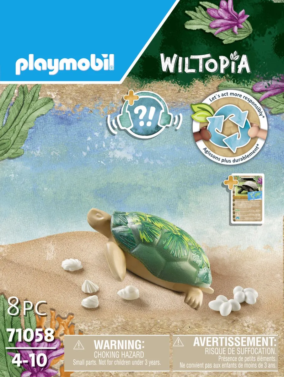 Playmobil Wiltopia Reuzenschildpad 71058 - Multicolor - afbeelding 6 van 6
