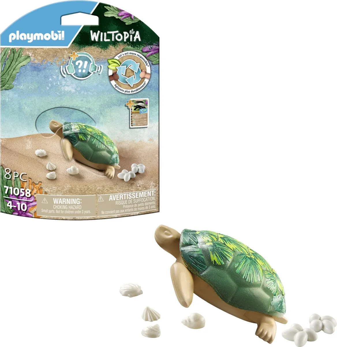 Playmobil Wiltopia Reuzenschildpad 71058 - Multicolor