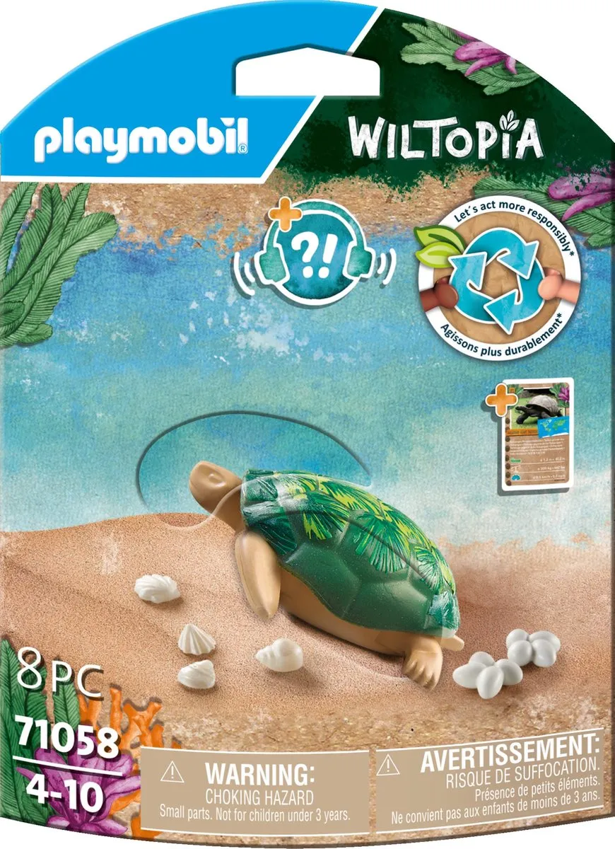 Playmobil Wiltopia Reuzenschildpad 71058