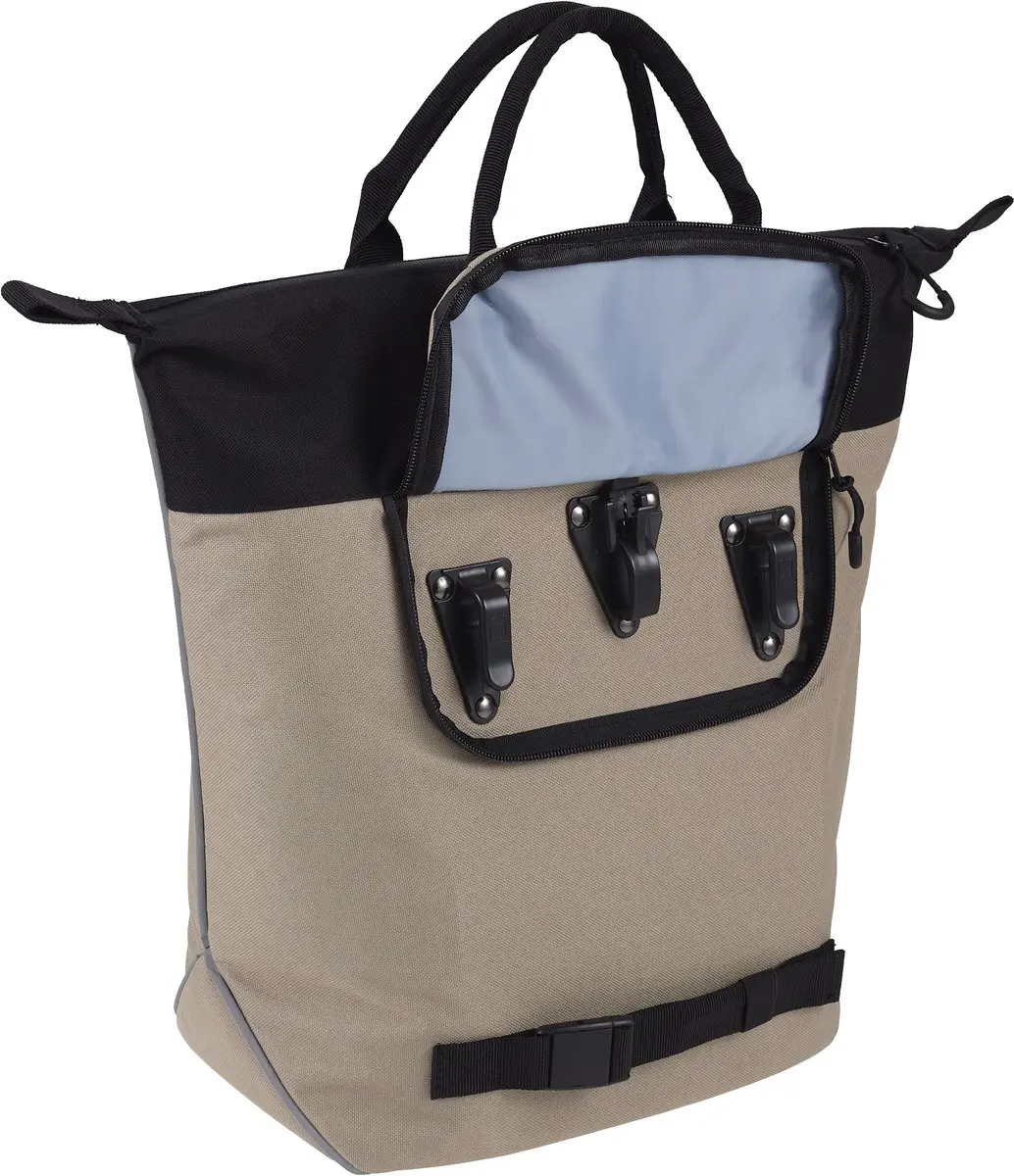 Willex Daily Shopper Enkele Fietstas 21L - Taupe - afbeelding 5 van 6