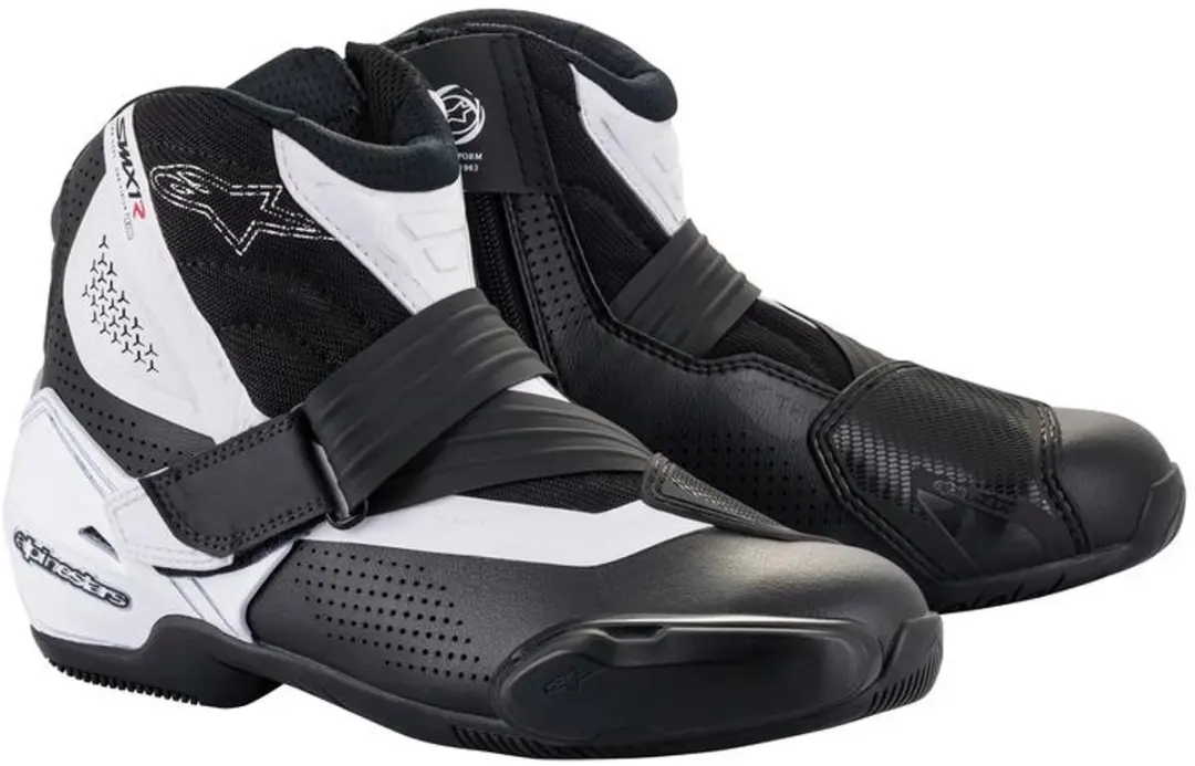 Alpinestars SMX-1 R V2 Vented Black White