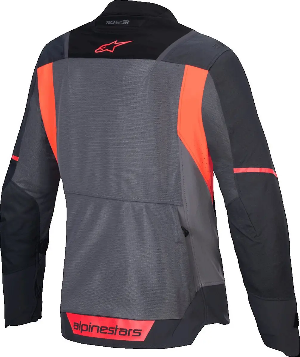 Alpinestars Stella ST-2 Air Dames Motorjas - XS - Grijs/Oranje - afbeelding 2 van 2