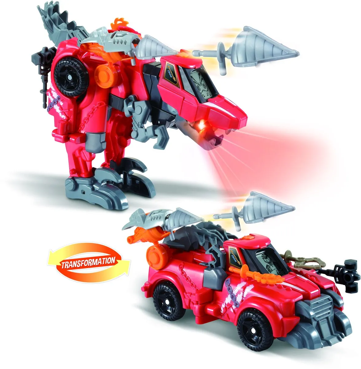 Vtech Transformers Switch & Go Dinos Warrior Super Velociraptor