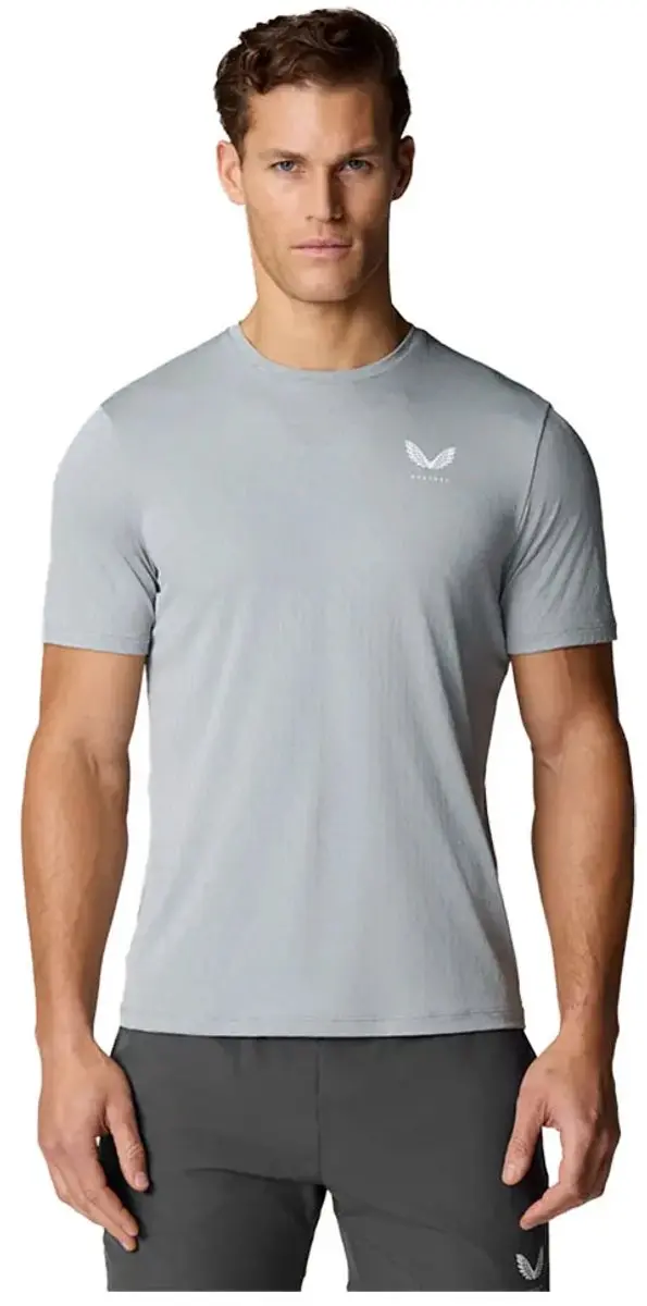 Castore Cmd30919 T-shirt Met Korte Mouwen Grijs S Man