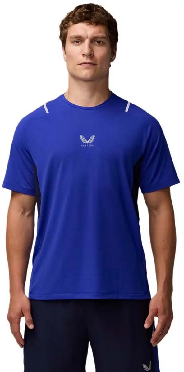 Castore Apex T-shirt Met Korte Mouwen Blauw M Man