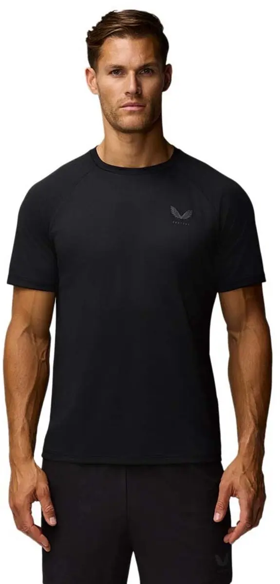 Castore Adapt T-shirt Met Korte Mouwen Zwart S Man
