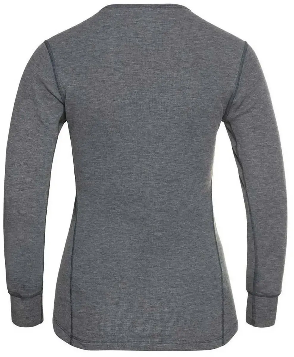 ODLO Active Warm Thermoshirt Dames - L - Donkergrijs