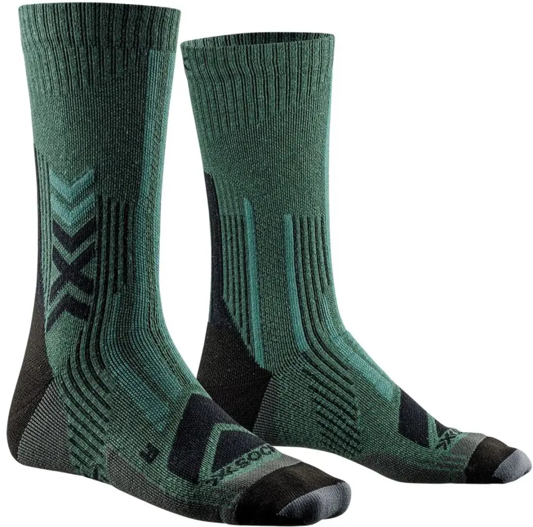X-socks Hike Perform Merino Crew Sokken Groen EU 39-41