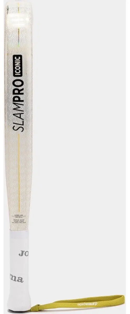 Joma Slam Pro Iconic Padelracket L2 - Wit/Goud - afbeelding 6 van 6