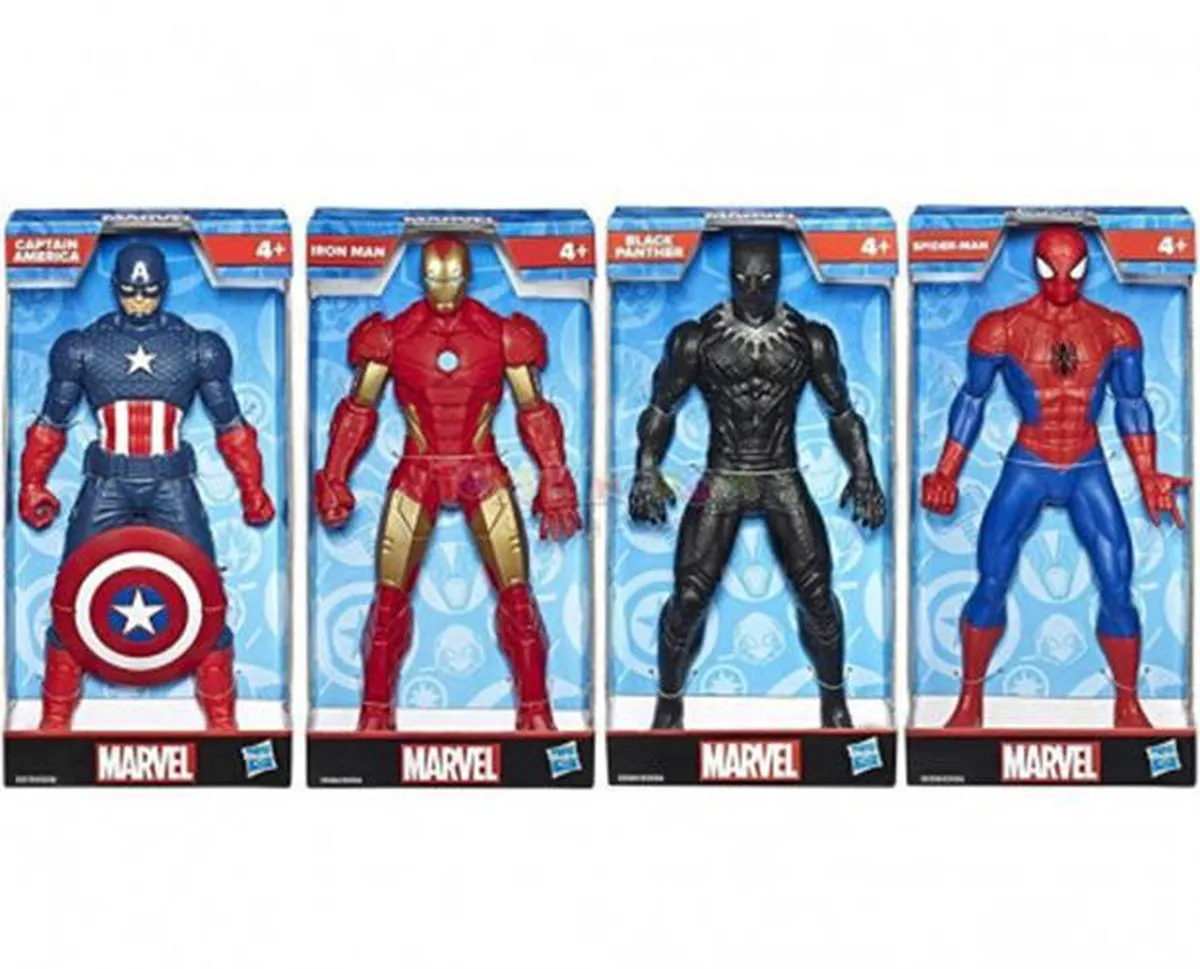 Hasbro Marvel Avengers Spider-Man Actiefiguur 24cm - Blauw/Rood