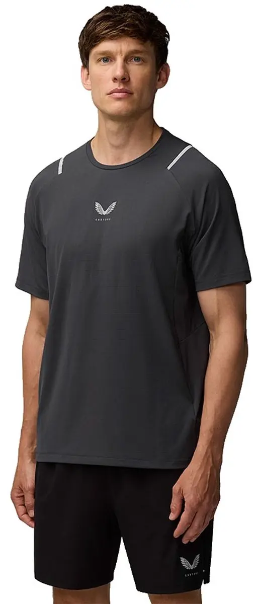 Castore Apex T-shirt Met Korte Mouwen Grijs L Man