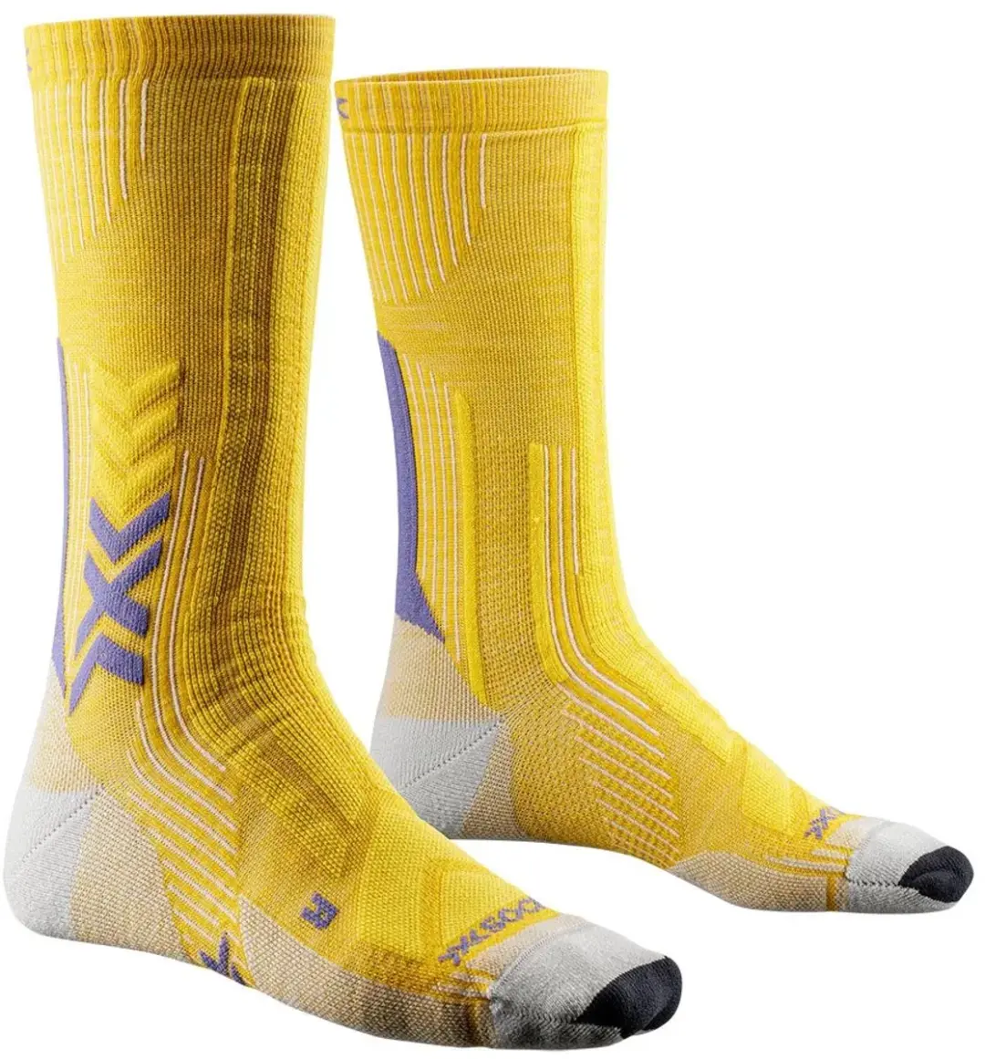 X-Bionic Trekkin Perform Merino Crewsokken - Geel - EU 35-38