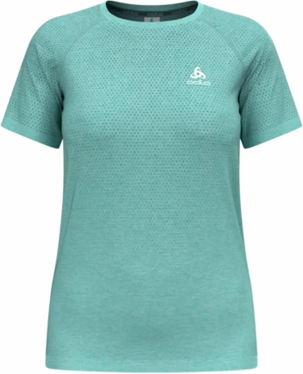 Odlo Crew Essential Seamless T-shirt Met Korte Mouwen Groen L Vrouw
