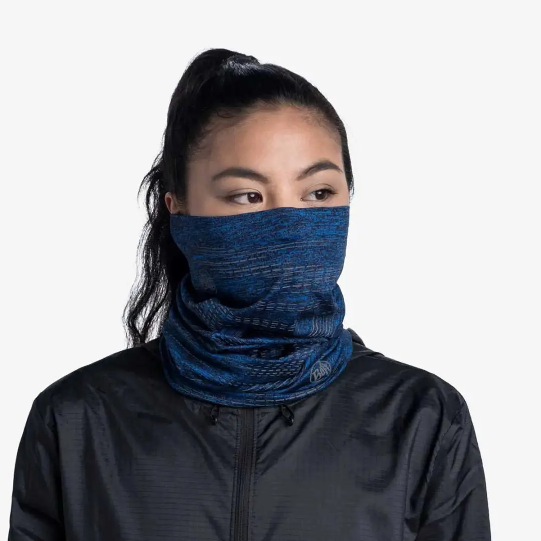 Buff DryFlx Nekwarmer - Solid Blauw