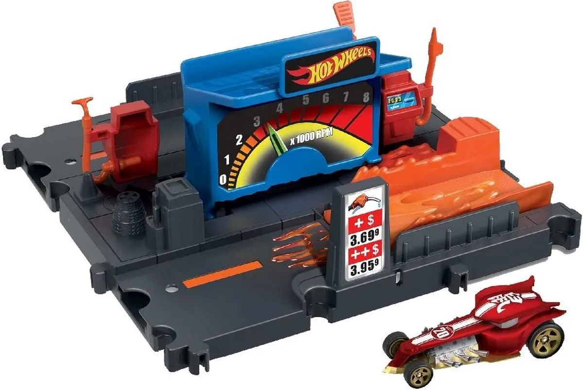 Mattel Hot Wheels City Explorer HKX44 Speedy Pizza Pick-Up - Blauw