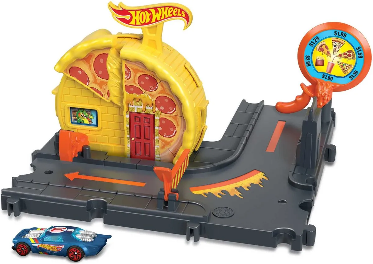 Mattel Hot Wheels City Explorer HKX44 Speedy Pizza Pick-Up