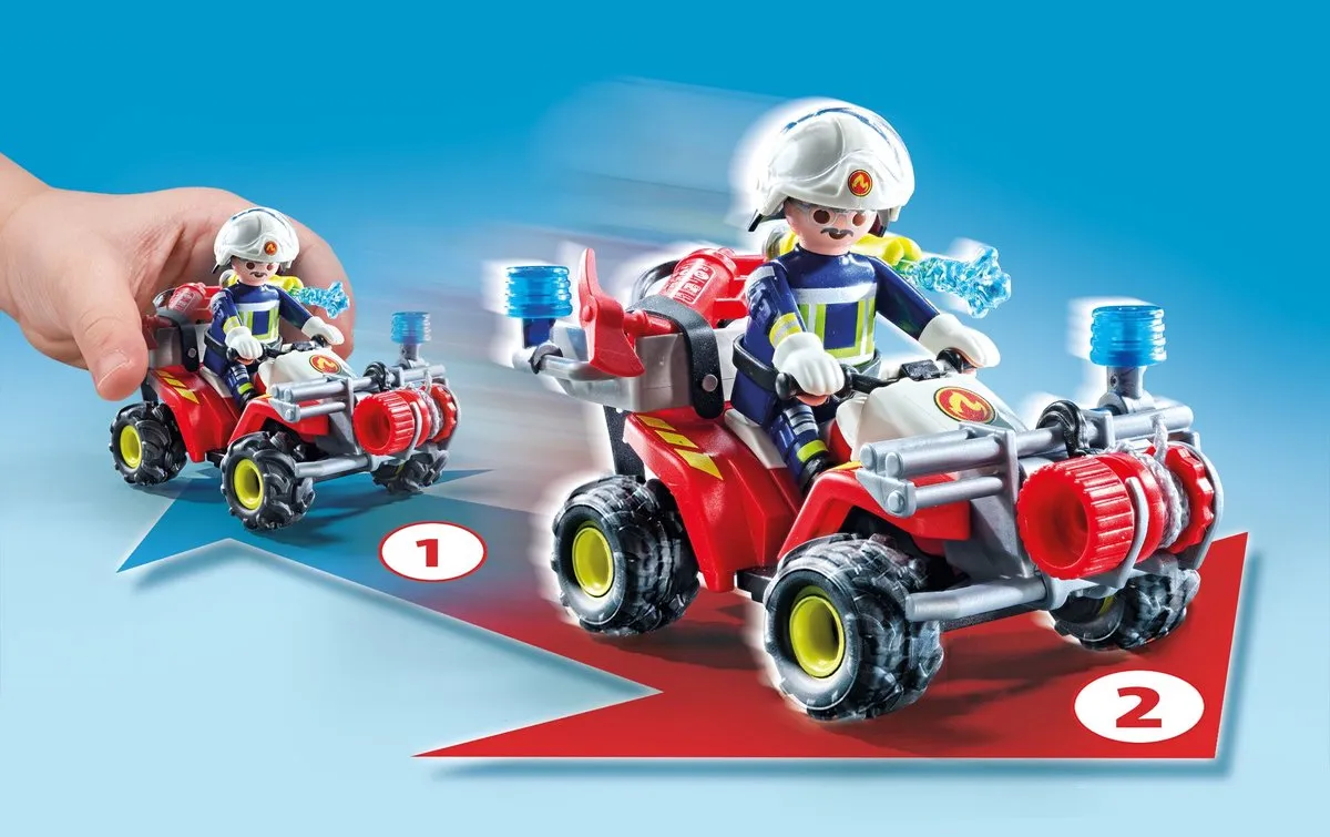 Playmobil Action Heroes Brandweer Quad 71825