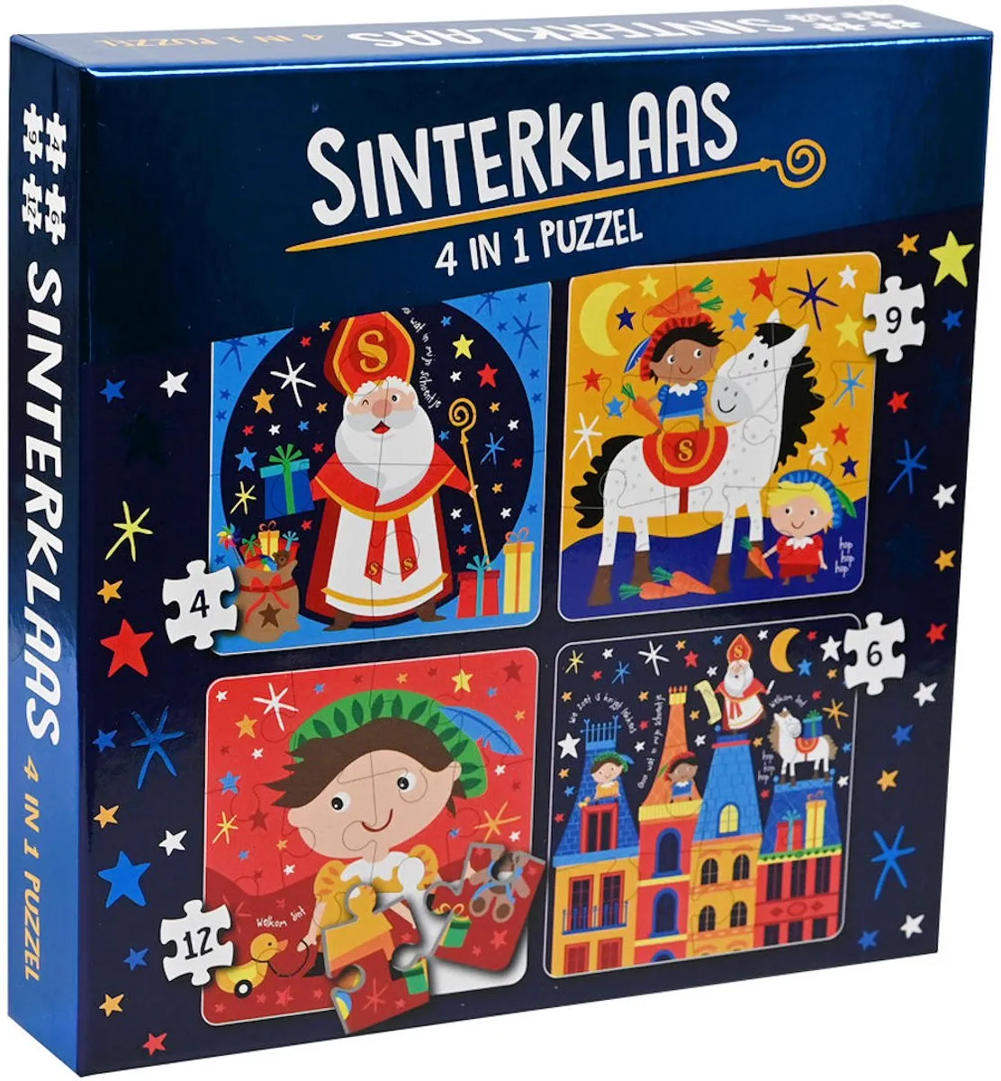 Ravensburger 4-in-1 Puzzel Sint - 41 Stukjes - Multicolor