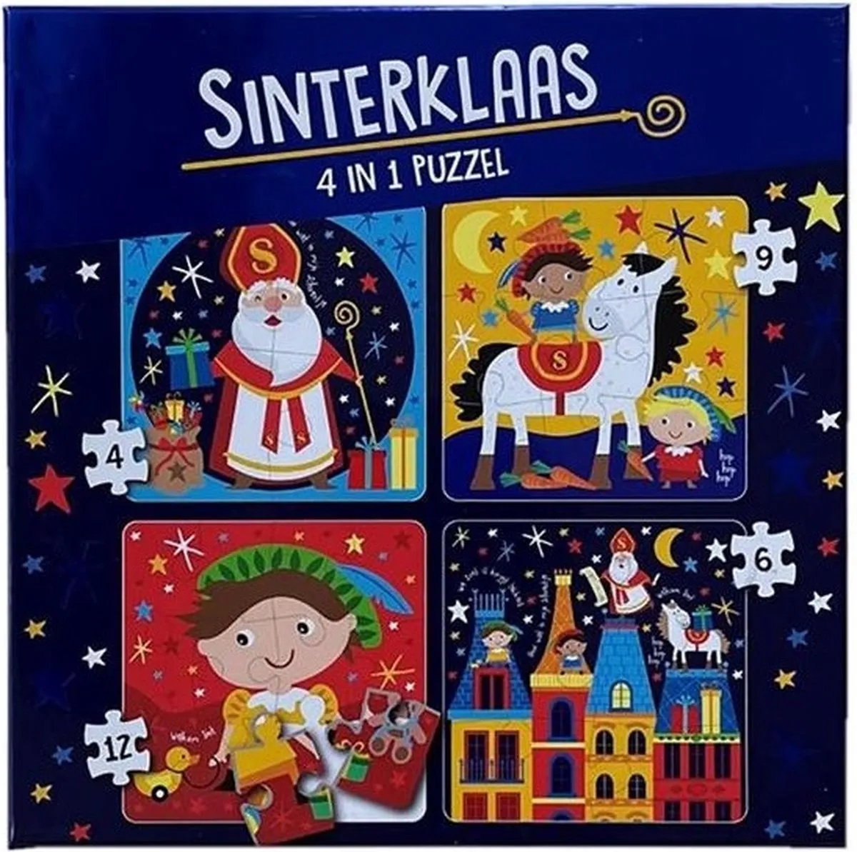 Ravensburger 4-in-1 Puzzel Sint - 41 Stukjes - Multicolor