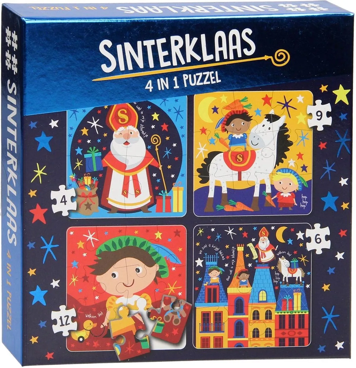 Ravensburger 4-in-1 Puzzel Sint - 41 Stukjes - Multicolor