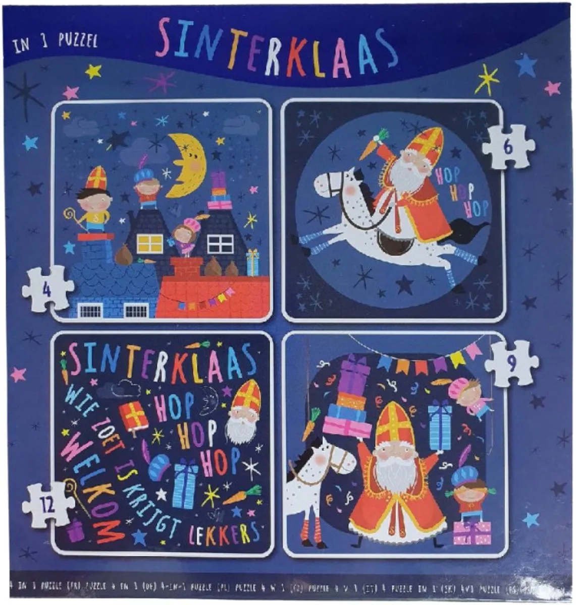 Ravensburger 4-in-1 Puzzel Sint - 41 Stukjes - Multicolor