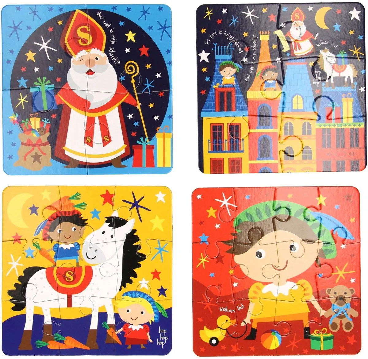 Ravensburger 4-in-1 Puzzel Sint - 41 Stukjes - Multicolor