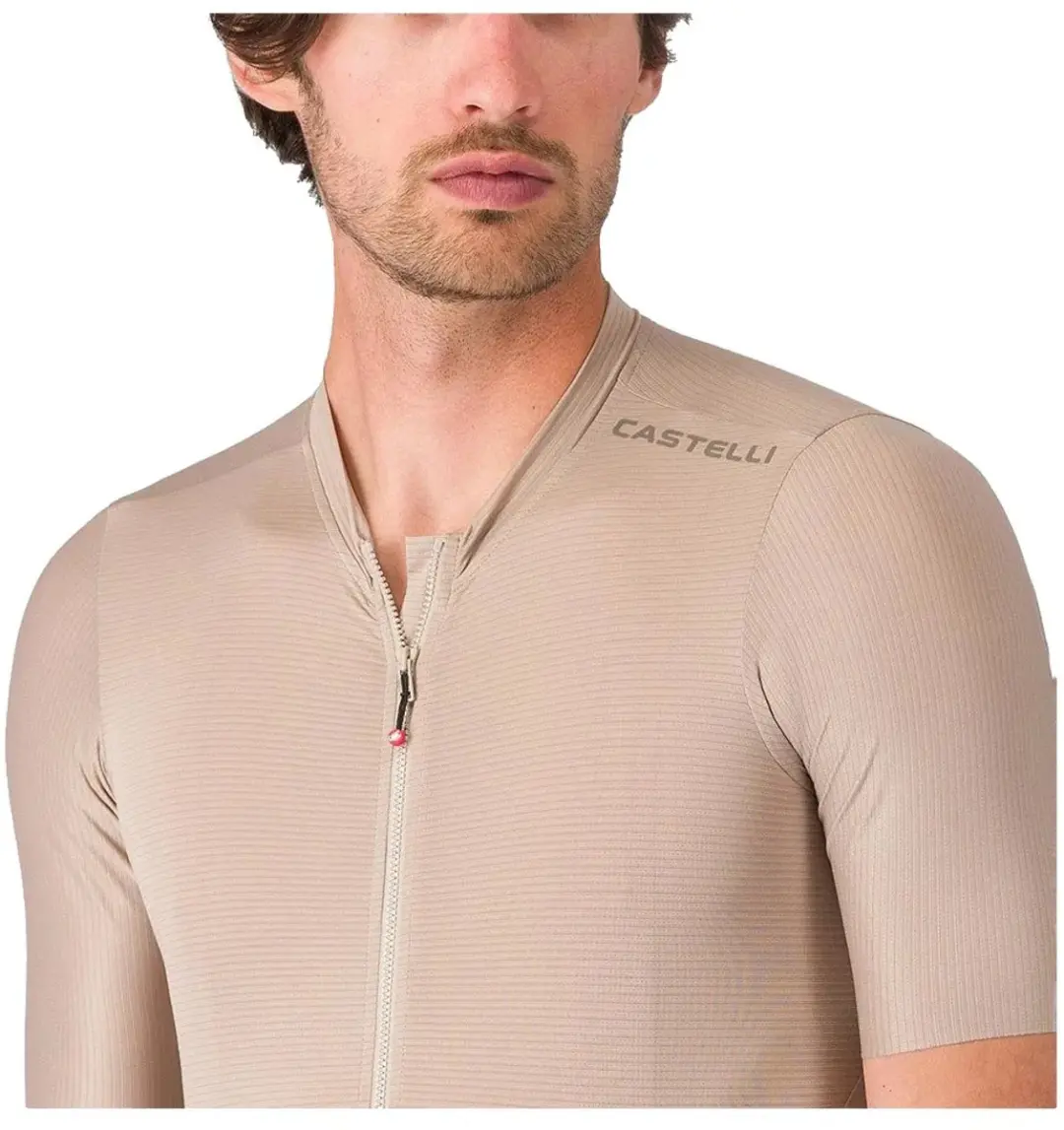 Castelli Espresso 2 Korte Mouw Wielertrui Clay XL