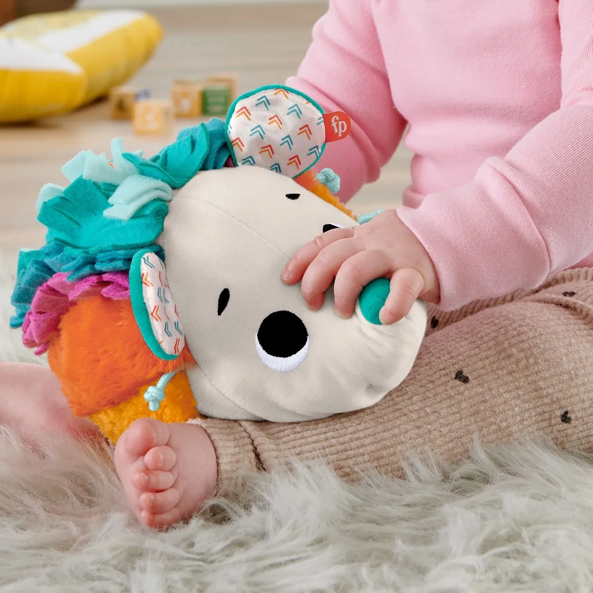 Fisher-Price Knuffelbare Egel Speelgoed - Meerkleurig - afbeelding 5 van 6