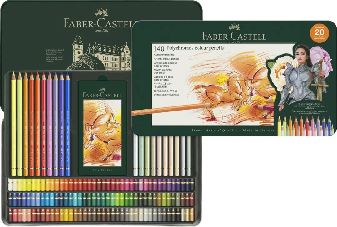 Faber-Castell Polychromos Kleurpotlood 3,8mm - 140 Stuks