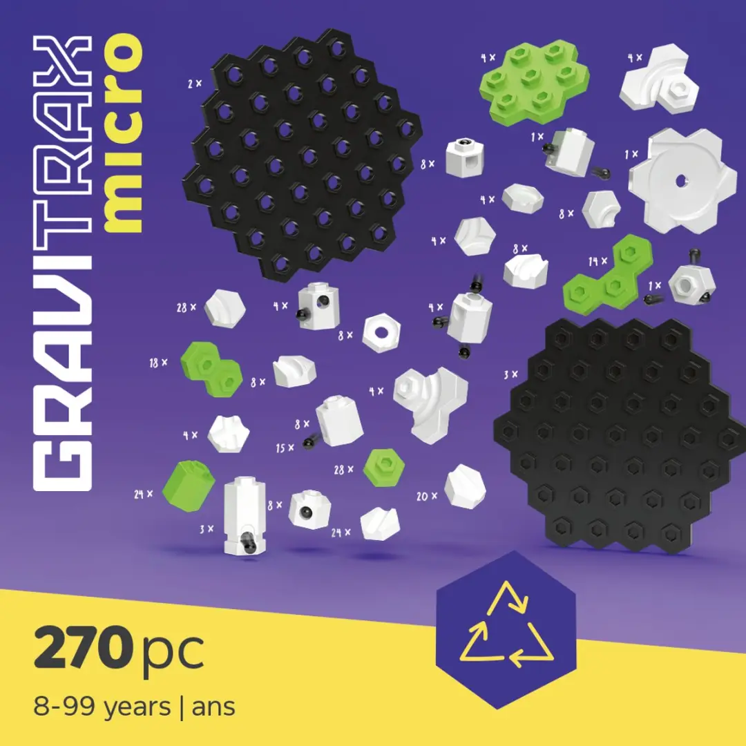 Ravensburger GraviTrax micro Gravi Green Knikkerbaan - 270 Onderdelen - afbeelding 3 van 5