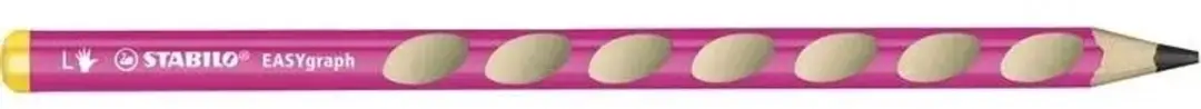 STABILO EasyGraph Driehoekspotlood Roze - HB - Linkshandig - afbeelding 2 van 3