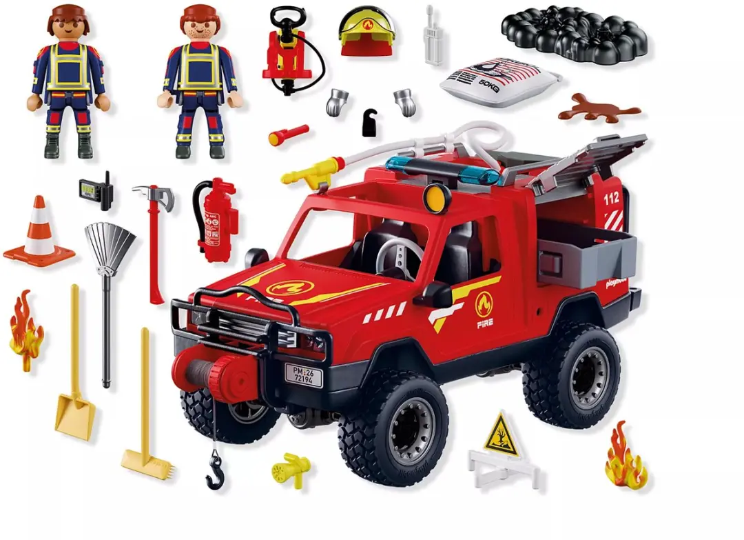 Playmobil 72194 Brandweerpick-Up - Meerkleurig - afbeelding 5 van 6