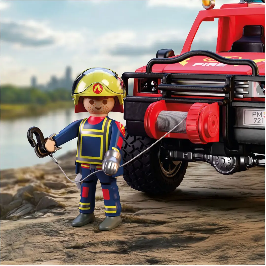 Playmobil 72194 Brandweerpick-Up - Meerkleurig - afbeelding 3 van 6