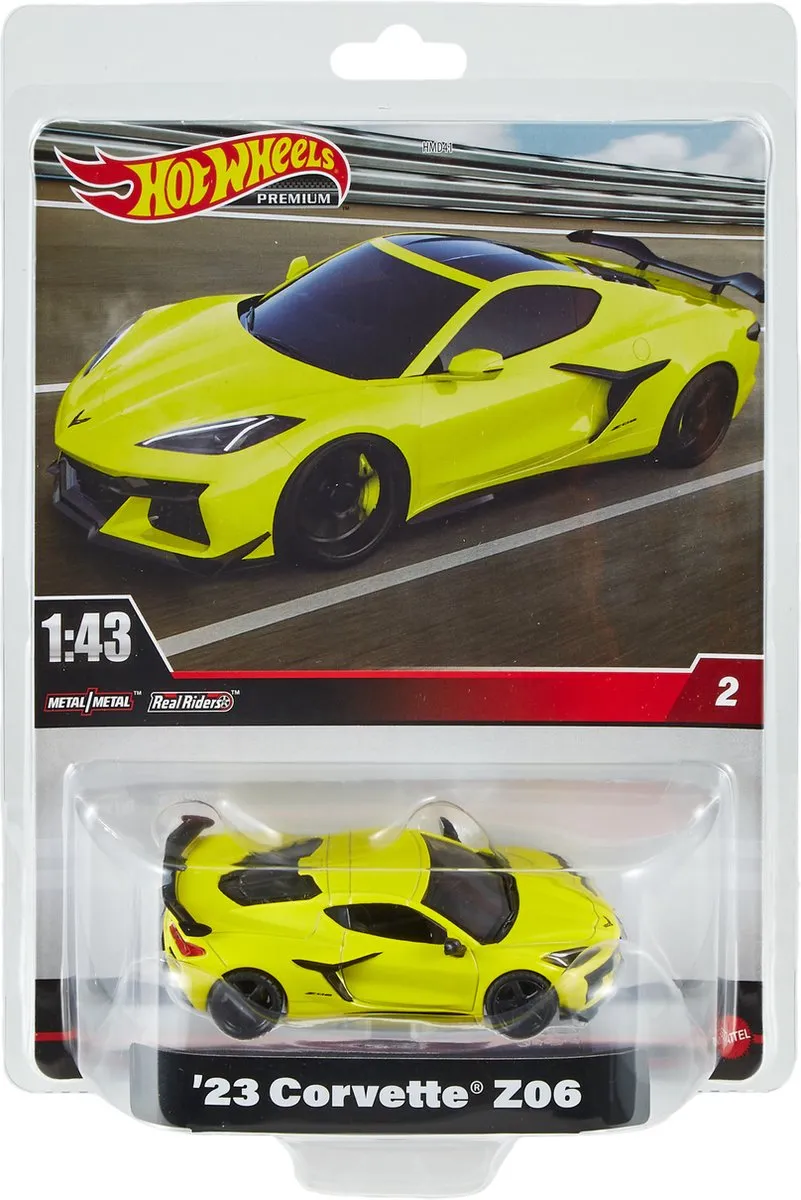 Mattel Hot Wheels 1/43 Corvette Z06 HMD48 - Multikleur