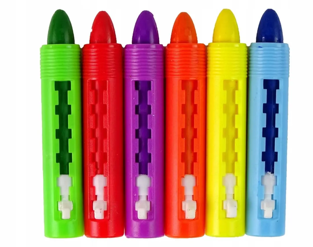 Lean Toys Pastel Krijtset 6 Stuks - Meerkleurig - afbeelding 4 van 5