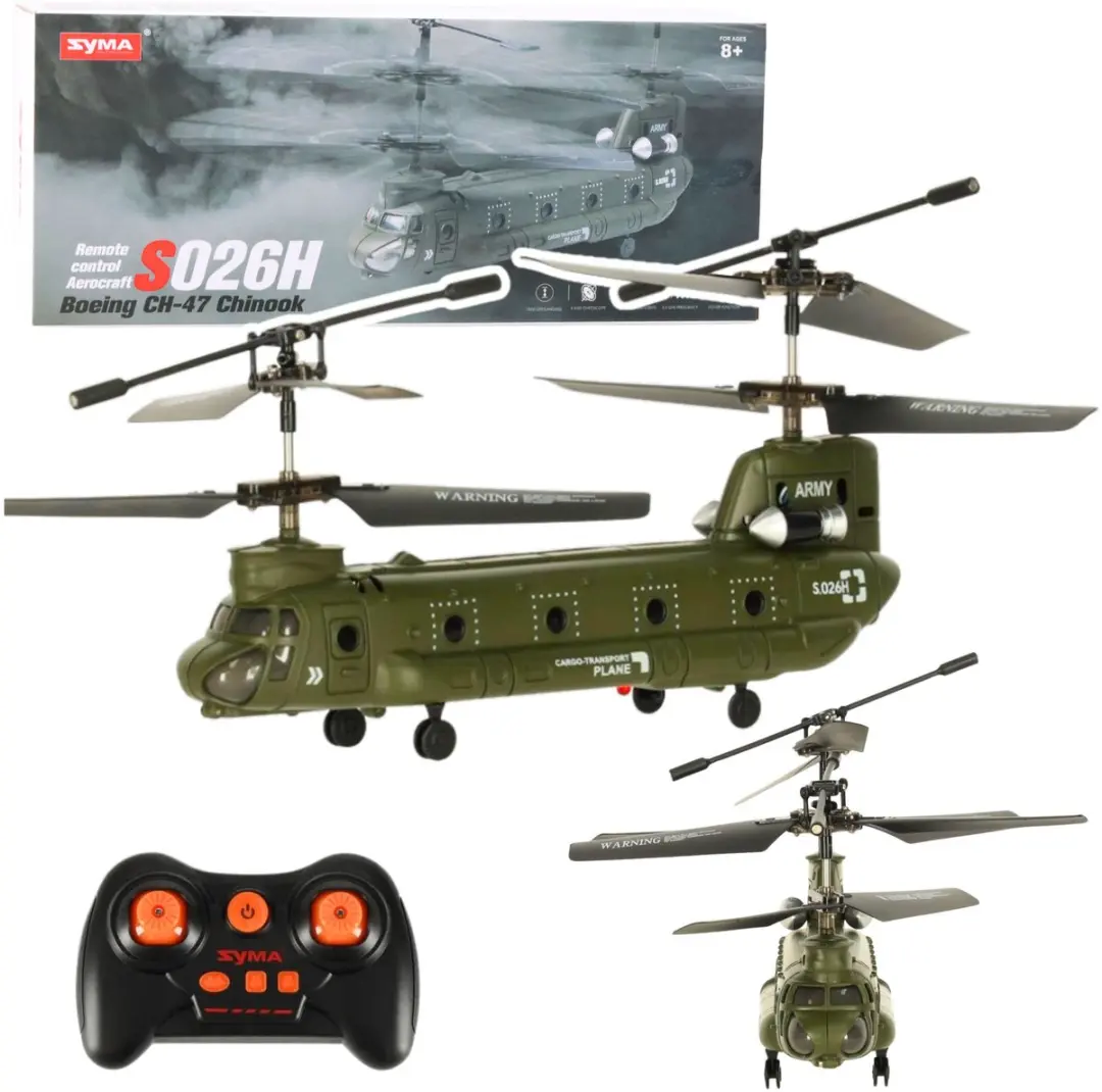 Rc Helikopter Afstandsbediening Syma S026h-1 Groen Kaki