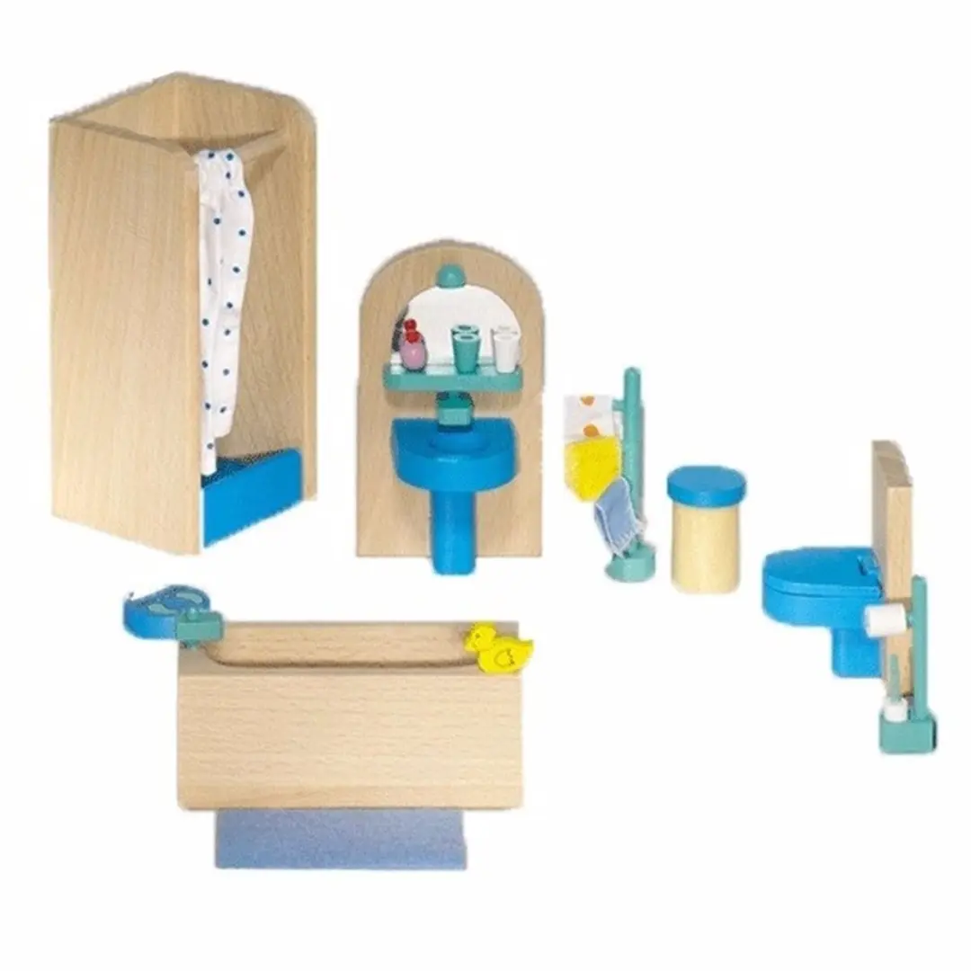 Poppenhuismeubeltjes moderne badkamer