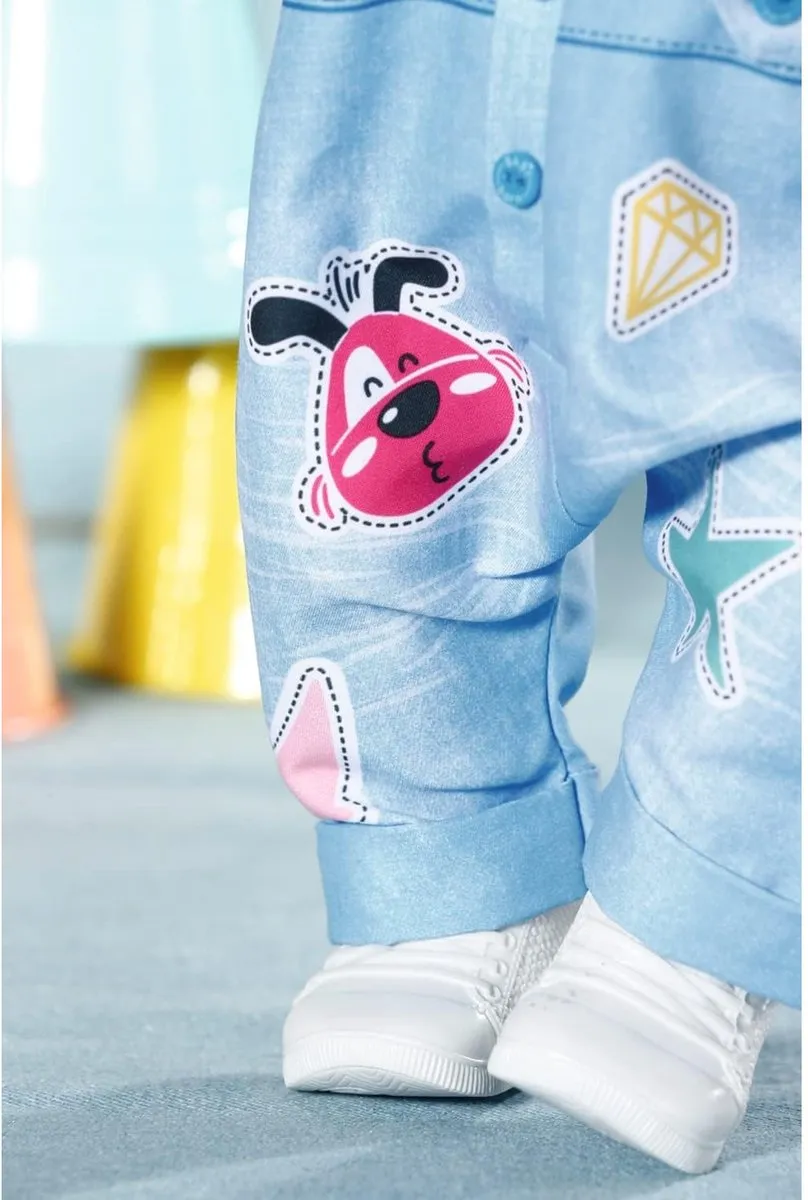 Baby Born Deluxe Jeans Overall 43cm - Blauw