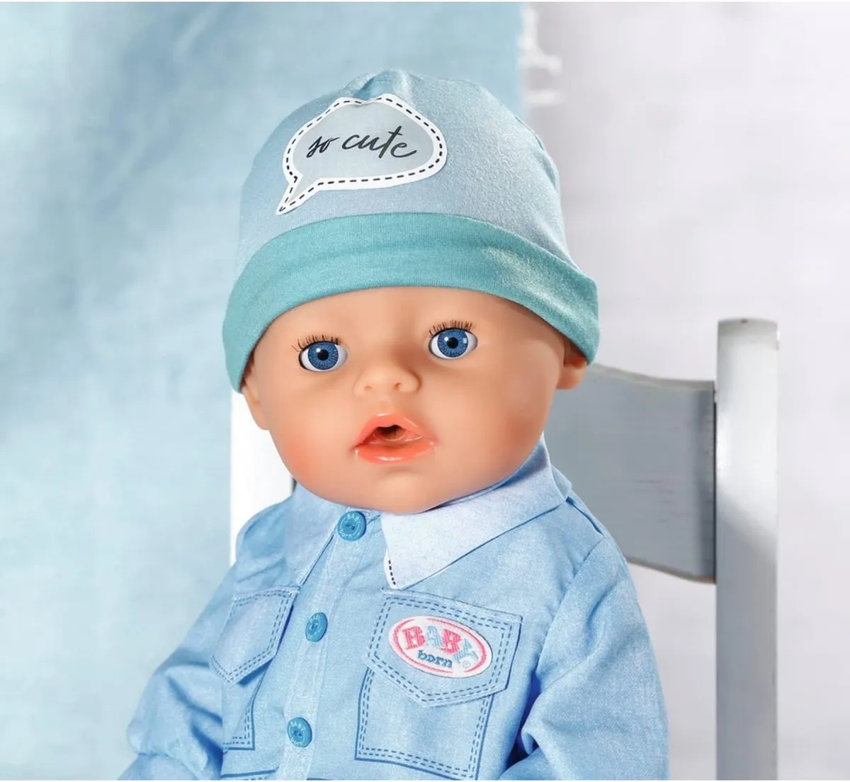 Baby Born Deluxe Jeans Overall 43cm - Blauw