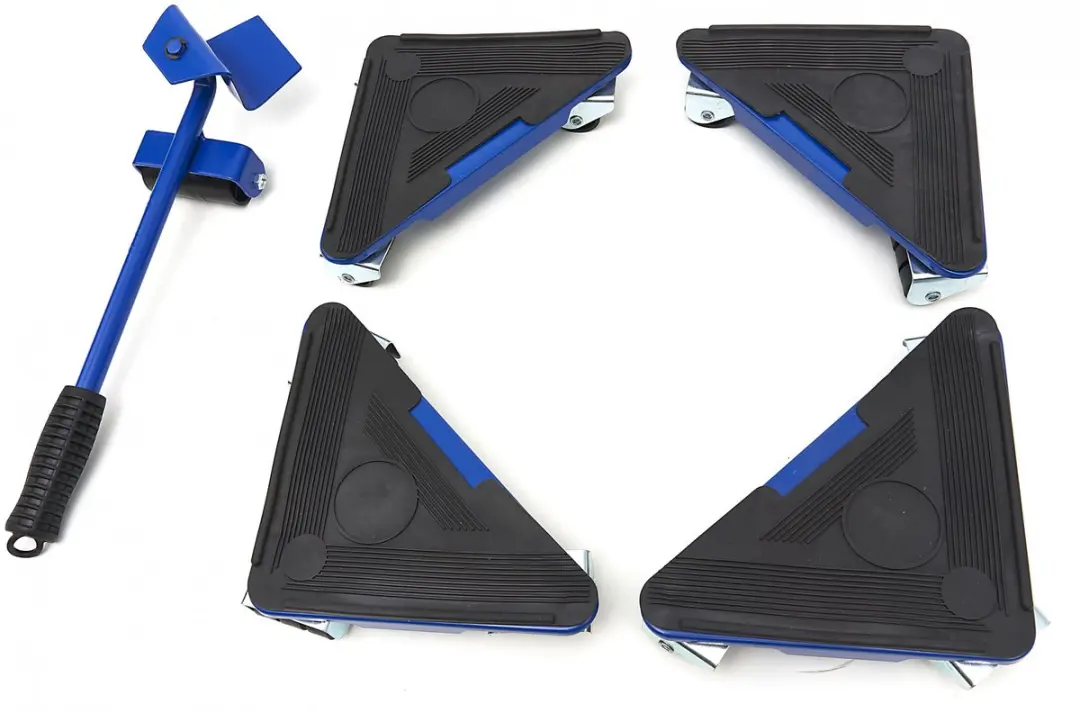 HBM 5-delige Verhuisdolly Set inclusief Hefboom