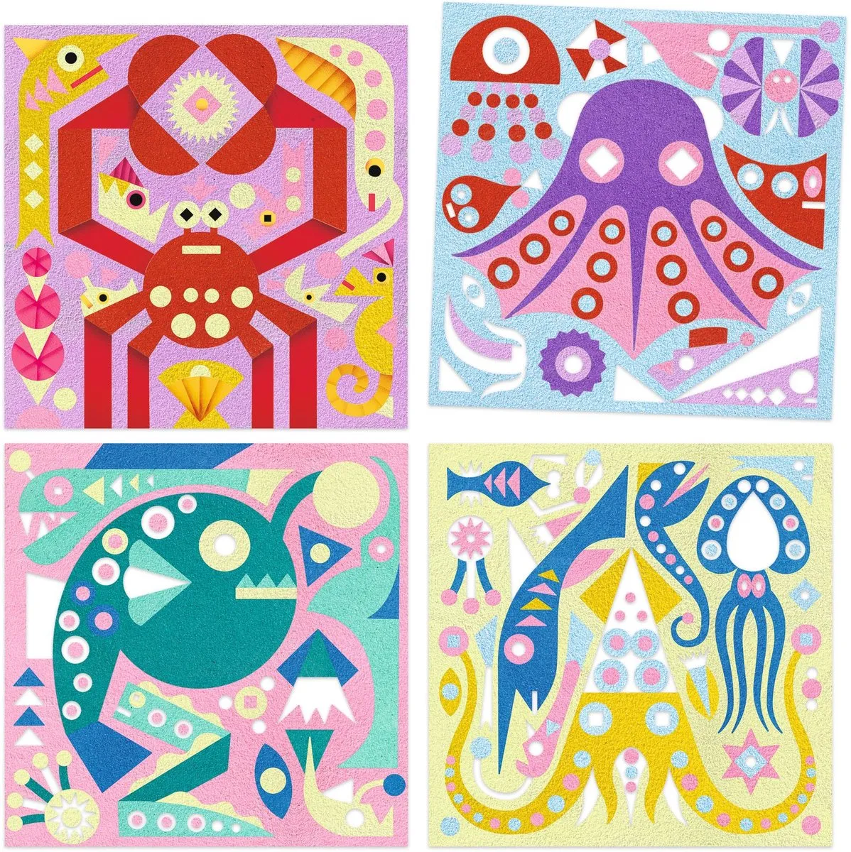 Djeco Sea Lights Schilderij - Onderwaterleven Glow-in-the-dark - afbeelding 6 van 6