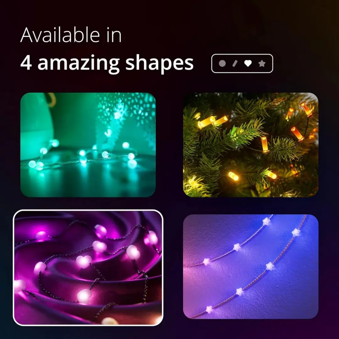 Twinkly Candies Hearts 200 LED - Multicolor - afbeelding 4 van 6