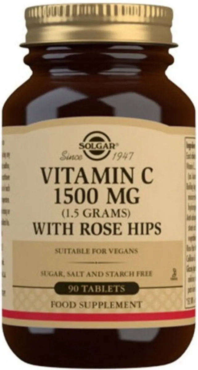 Solgar Rose Hips C Capsules - 90 Stuks