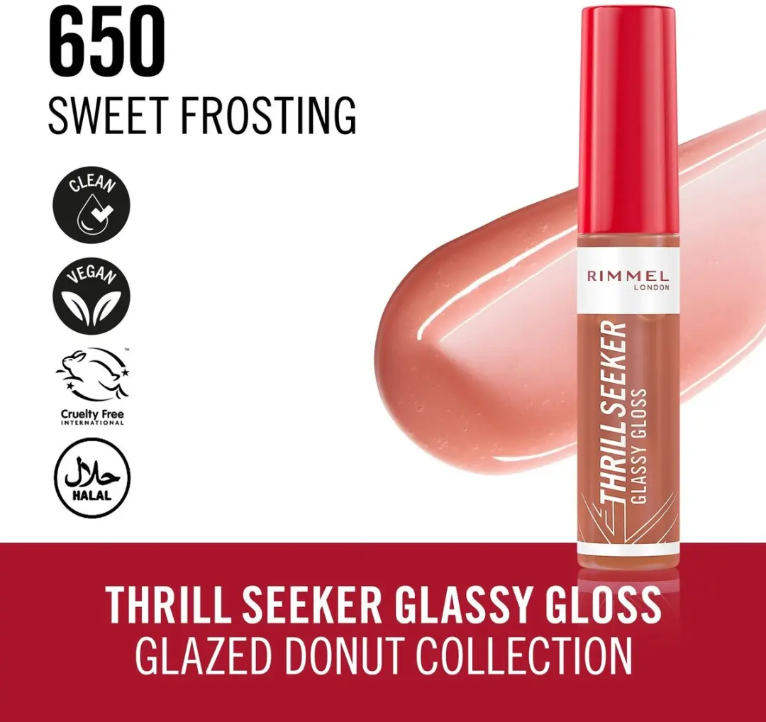 Rimmel London Thrill Seeker Glassy Gloss Nude 11ml