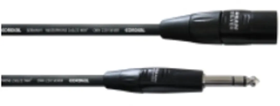 Cordial CIM 0.6 MV tussenstuk voor kabels XLR Plug 6.3mm Zwart
