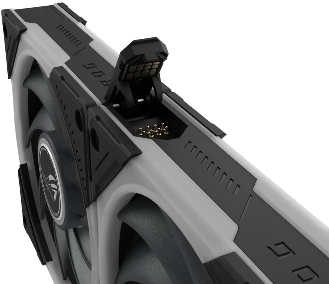 ASUS ROG Eurux GR120 ARGB Reverse Ventilator 120mm - 3 Stuks - Zwart