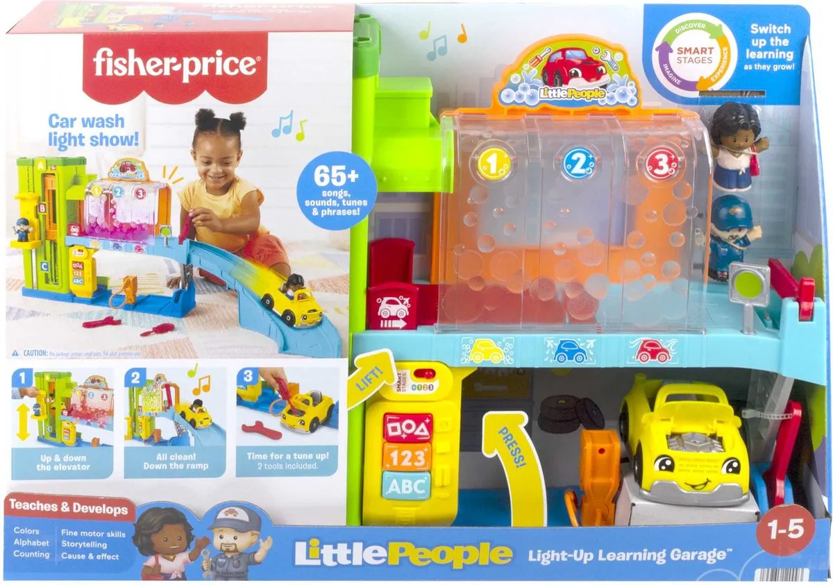 Fisher Price Little People Light-Up Learning Garage HRB35 - 3x AA - afbeelding 6 van 6