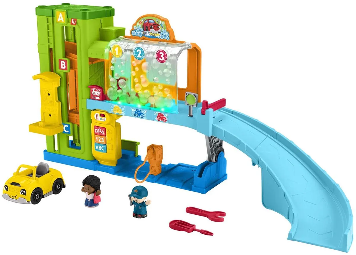 Fisher Price Little People Light-Up Learning Garage HRB35