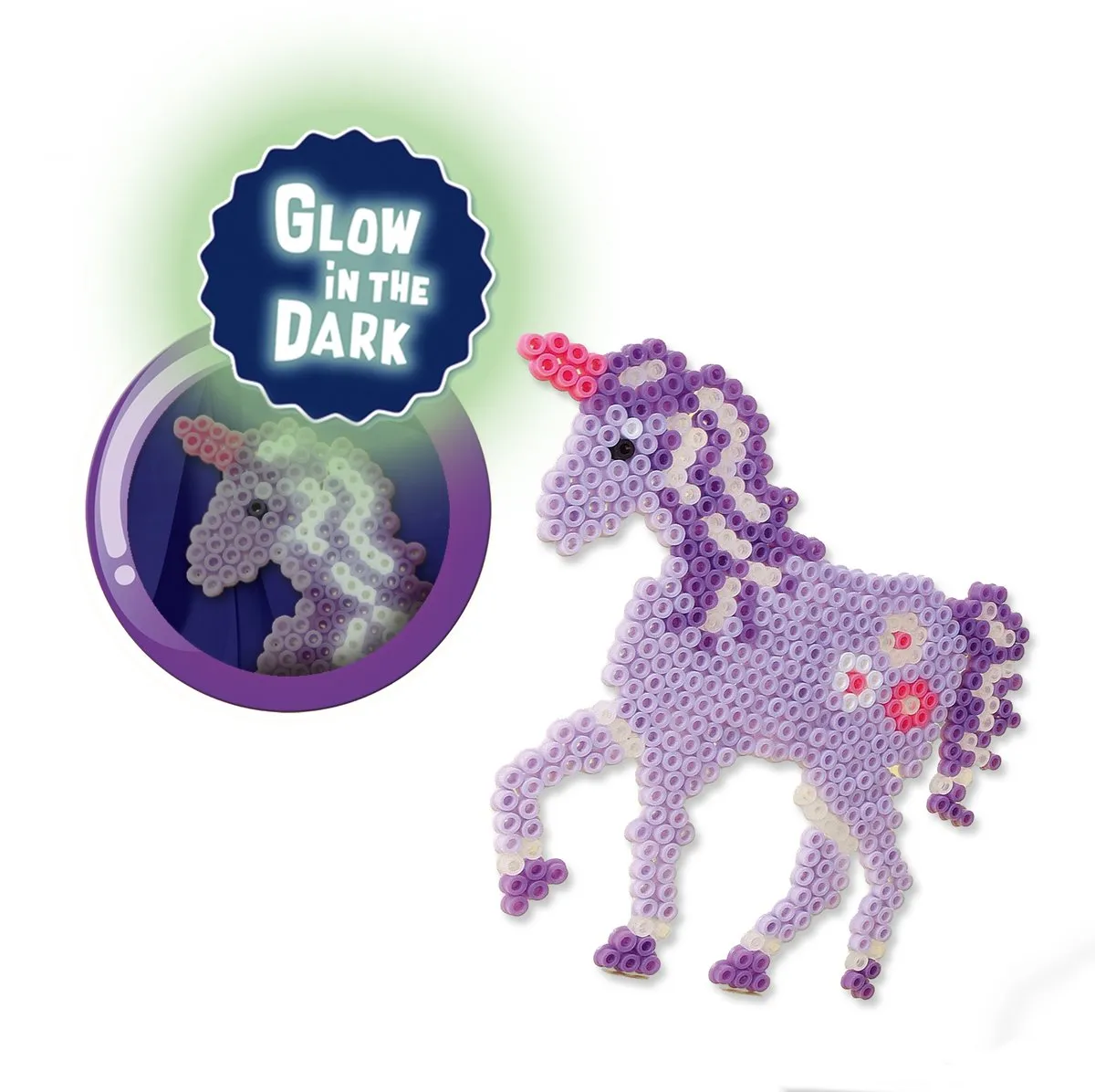 SES Creative Beedz Unicorn Strijkkralen - 1200 Stuks - 8 Kleuren